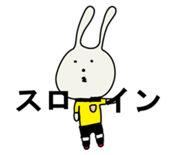referee rabbit Sticker sticker #10917822