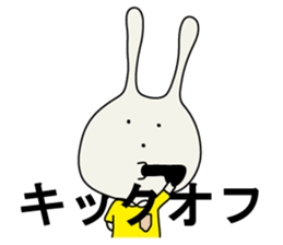 referee rabbit Sticker sticker #10917828