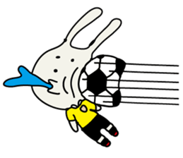 referee rabbit Sticker sticker #10917832