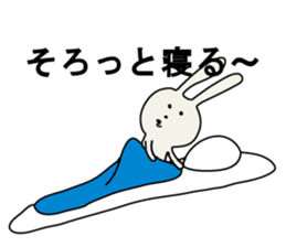 referee rabbit Sticker sticker #10917846