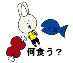 referee rabbit Sticker sticker #10917848