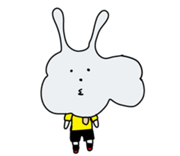 referee rabbit Sticker sticker #10917849