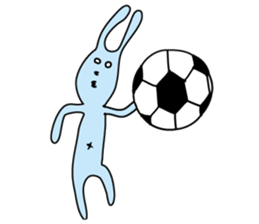 referee rabbit Sticker sticker #10917855