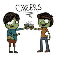 The Zombie Kids sticker #10918674