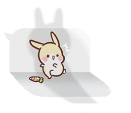Adorable bunny's sticker #10919561