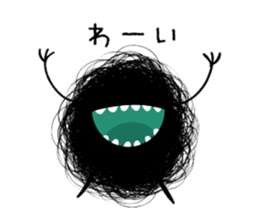 Mouth only guy sticker #10919582