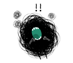 Mouth only guy sticker #10919584