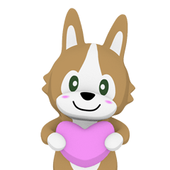 3D Pembroke Welsh Corgi Sticker