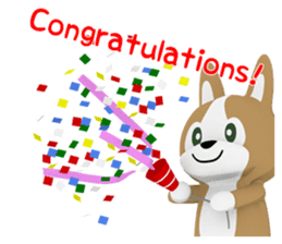 3D Pembroke Welsh Corgi Sticker sticker #10919944