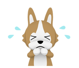 3D Pembroke Welsh Corgi Sticker sticker #10919947