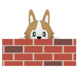 3D Pembroke Welsh Corgi Sticker sticker #10919951