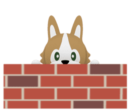 3D Pembroke Welsh Corgi Sticker sticker #10919951