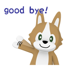 3D Pembroke Welsh Corgi Sticker sticker #10919964