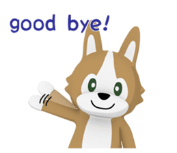 3D Pembroke Welsh Corgi Sticker sticker #10919964