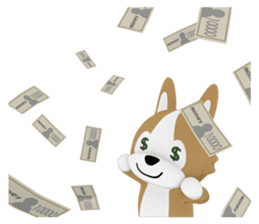 3D Pembroke Welsh Corgi Sticker sticker #10919967