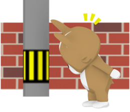 3D Pembroke Welsh Corgi Sticker sticker #10919971