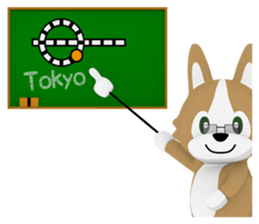 3D Pembroke Welsh Corgi Sticker sticker #10919972