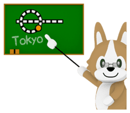 3D Pembroke Welsh Corgi Sticker sticker #10919972