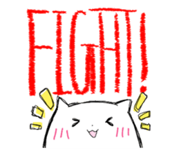 crayon neko-chan sticker #10920817