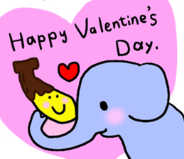 Elephant and Thai Fruits are Friends. sticker #10922060