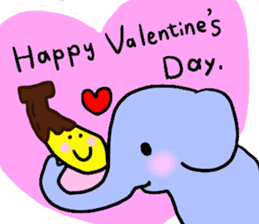 Elephant and Thai Fruits are Friends. sticker #10922060