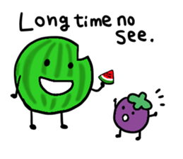 Elephant and Thai Fruits are Friends. sticker #10922063