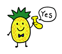 Elephant and Thai Fruits are Friends. sticker #10922071