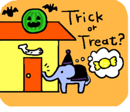 Elephant and Thai Fruits are Friends. sticker #10922072