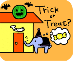 Elephant and Thai Fruits are Friends. sticker #10922072