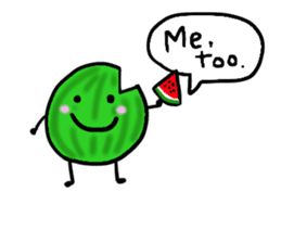 Elephant and Thai Fruits are Friends. sticker #10922074