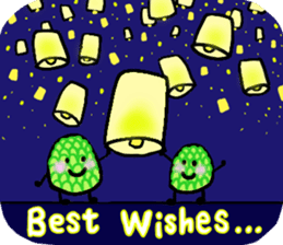 Elephant and Thai Fruits are Friends. sticker #10922077