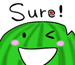 Elephant and Thai Fruits are Friends. sticker #10922078