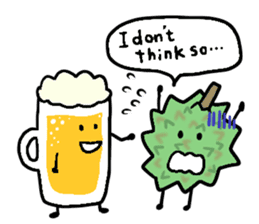 Elephant and Thai Fruits are Friends. sticker #10922083