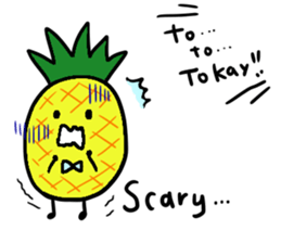 Elephant and Thai Fruits are Friends. sticker #10922086