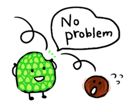 Elephant and Thai Fruits are Friends. sticker #10922091