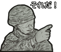 military sticker modern warfare sticker #10922143