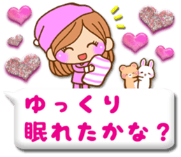 Pretty girl by rurue 3 balloon sticker #10922257