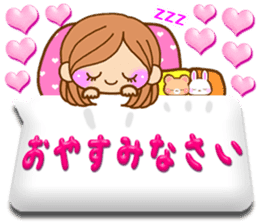 Pretty girl by rurue 3 balloon sticker #10922260