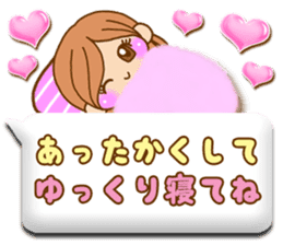 Pretty girl by rurue 3 balloon sticker #10922262