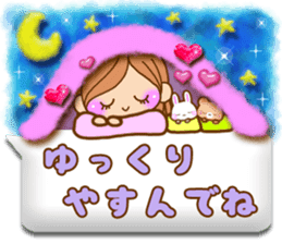 Pretty girl by rurue 3 balloon sticker #10922263