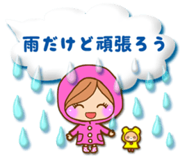 Pretty girl by rurue 3 balloon sticker #10922265