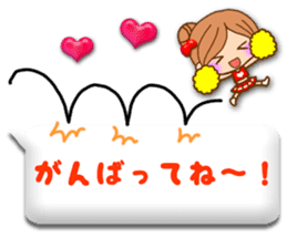 Pretty girl by rurue 3 balloon sticker #10922266