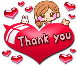 Pretty girl by rurue 3 balloon sticker #10922275