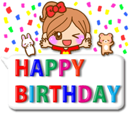 Pretty girl by rurue 3 balloon sticker #10922285