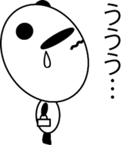 big face panda sticker #10922492