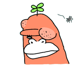 Dreaming Gorilla18 sticker #10922569