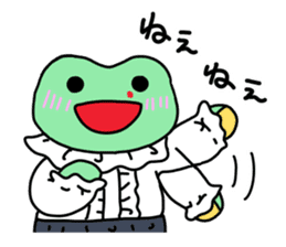 Nosebleed frog "RURU"2 sticker #10922830