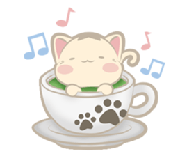 lazy meowww sticker #10922858