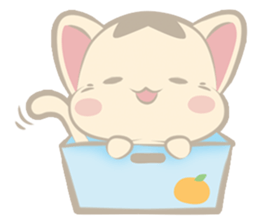 lazy meowww sticker #10922869