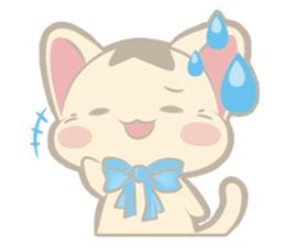 lazy meowww sticker #10922874